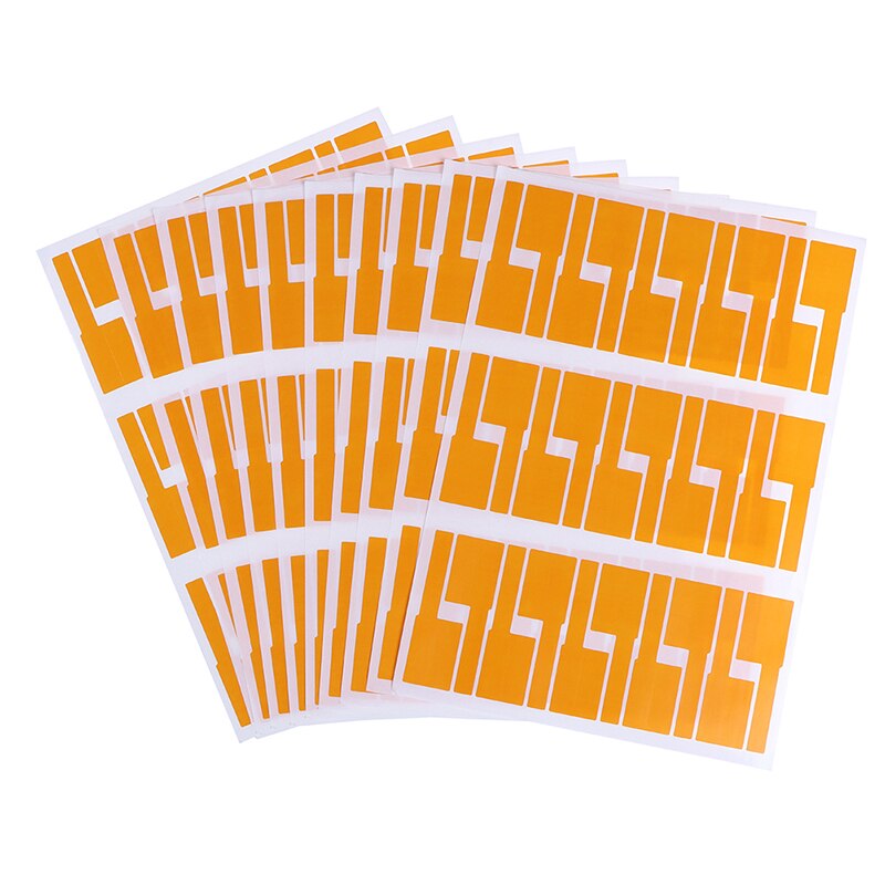 300Pcs Waterdichte Identificatie Tags Stickers Marker Tool Nuttig Kleurrijke Zelfklevende Kabel Labels Fiber Draad Organisatoren: OG