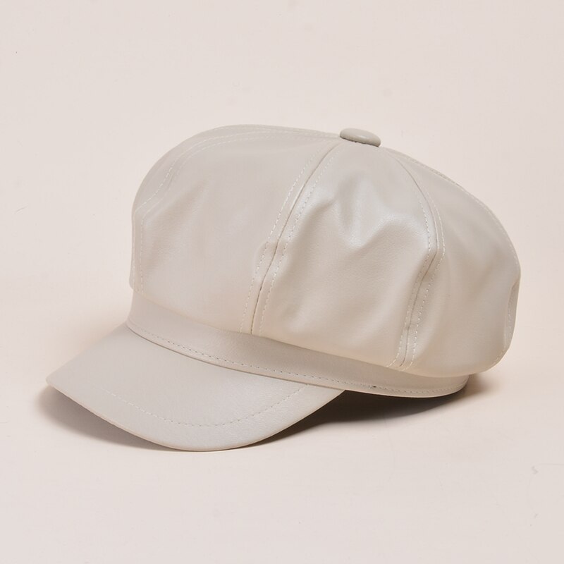 Women's Woolen Octagonal All-match British Hat