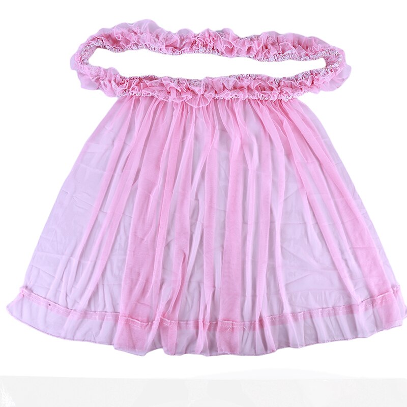 Tv Dust Cover Computer Monitor Protection Stick Wall-Mounted Desktop Curved Screen Soft Fabric Craft: Pink yarn