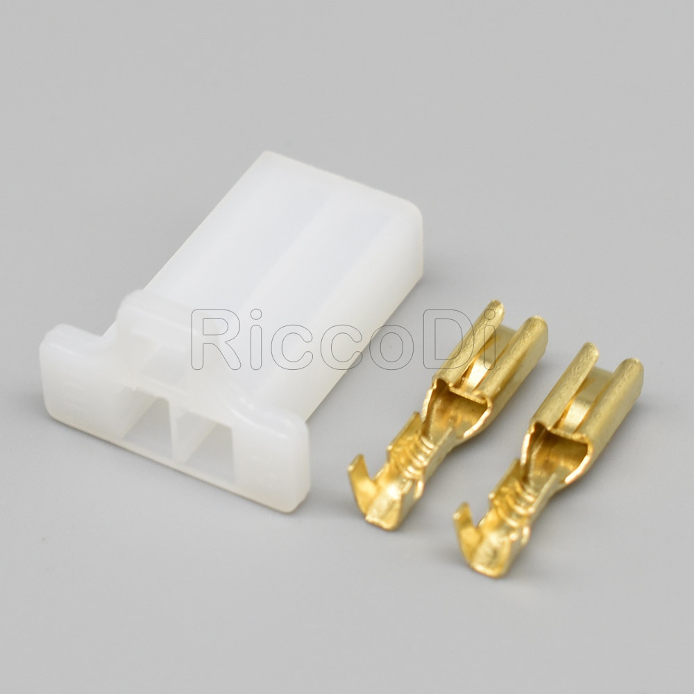 1-20Sets 2 Pin Male Female Wire Harness Motorcycle ABS Automotive Cable Connector 6030-2981 6040-2111