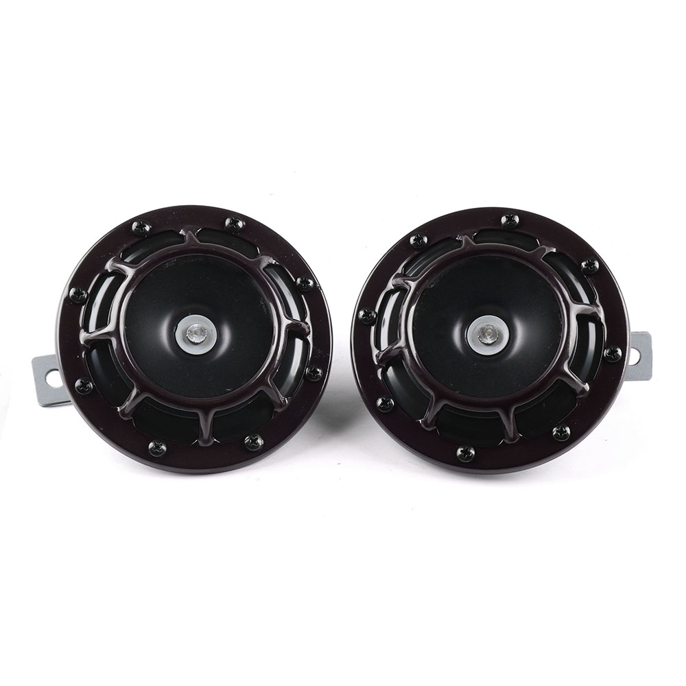 1 Pair Hella Super Loud Compact Electric Blast Tone Air Horn 12V 115DB With Wiring Harness Relay Kit For Motorcycle Car: SKY BLUE