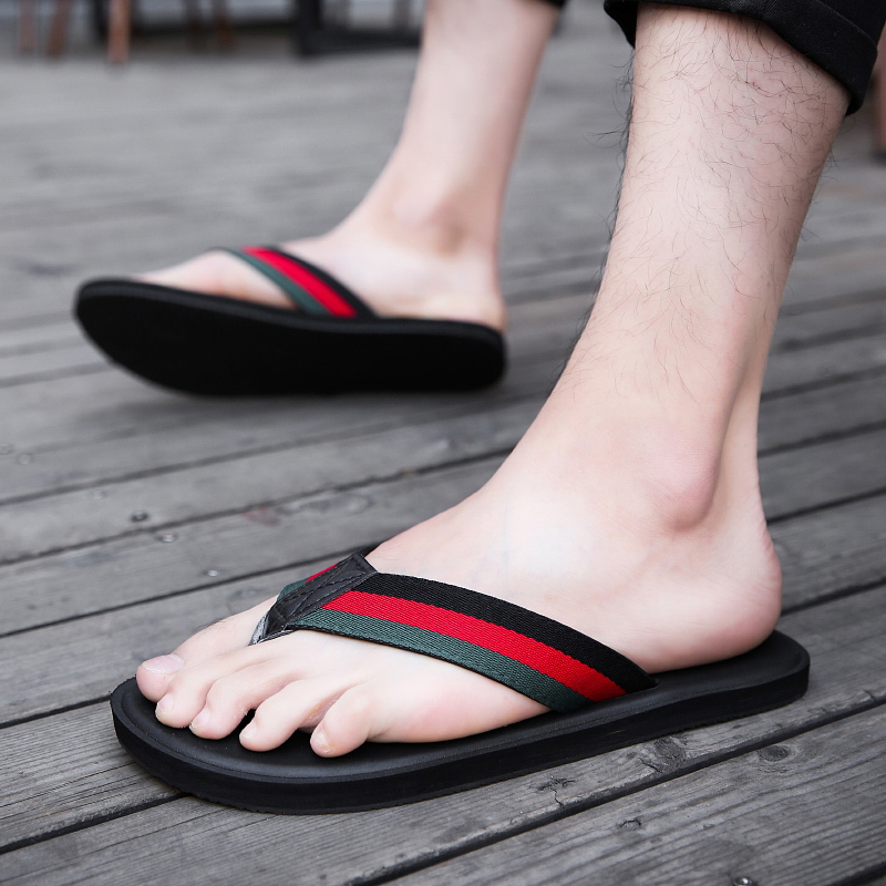 COOLVFATBO Summer Men Flip Flops Comfortable Beach Sandals Shoes for Men Male Slippers Casual Shoes