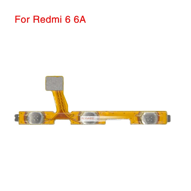 1pcs Power Button Flex Replacement For Xiaomi Redmi S2 3 3X 3S 4A 4X 5A 6A 7 5 Plus Note 5 6 Pro Mute Volume Control Side Switch: For Redmi 6 6A