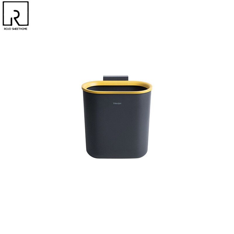 Hanging Trash Basket Under Sink Car Dump Garbage Cans Sorting Food Waste Bins Plastic Rubbish Bucket Desk Bucket Garbage Kitchen
