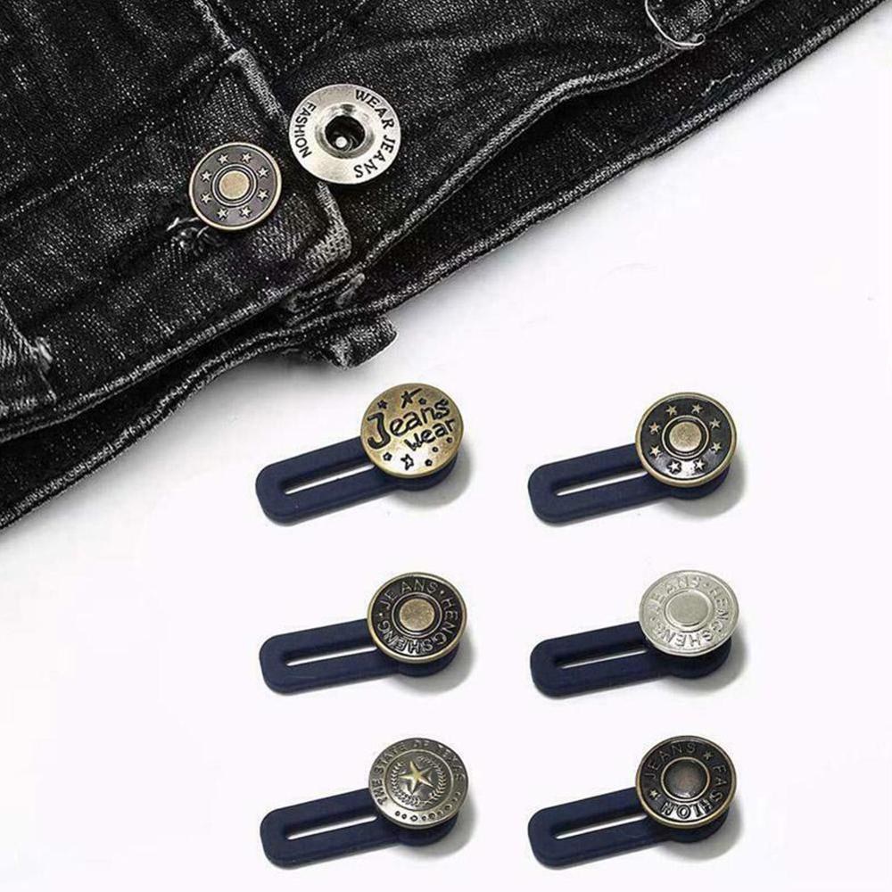 Bouton de jean ajustement parfait à n'importe quel pantalon de jean augmenter réduire la taille remplacer attache de verrouillage sécurisé Kit de fixation de couture bricolage