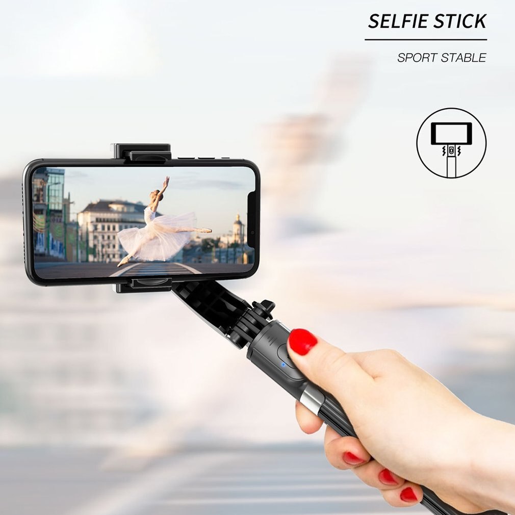 Bâton Selfie Trépied Stabilisateur - Télécommande Bluetooth - Support Flexible - pour iPhone Samsung Caméra d'Action