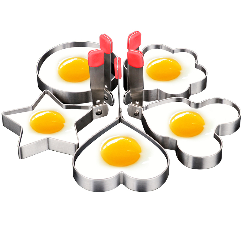 Omelette moule Omelette décoration Omelette crêpe cuisson amour forme outil cuisine accessoires outil 4/3/2 acier inoxydable métal