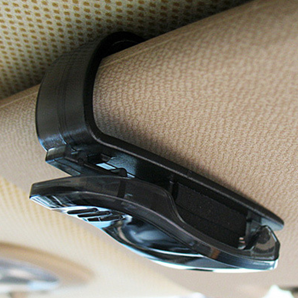 Gafas de sol de para coche, lentes de sol con Clip para tarjeta de recibo, soporte de almacenamiento para , se ajusta de forma segura
