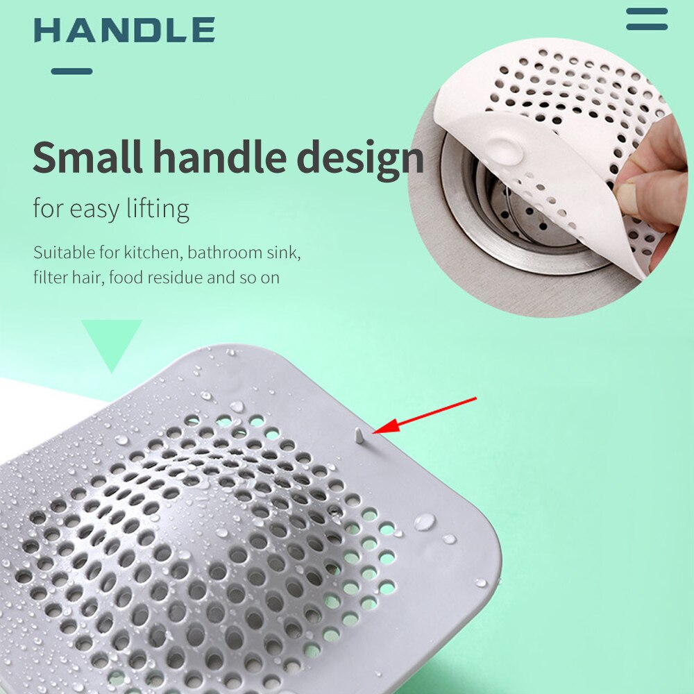 évier égout filtre sol Drain crépine eau cheveux bouchon receveur douche couverture cuisine salle de bains Anti colmatage outil
