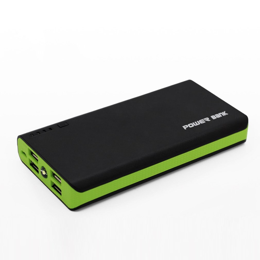 Power Shell con torcia a LED 4 porte USB 5V 2A custodia per caricabatterie kit fai da te batteria batterie non inclusa: 4