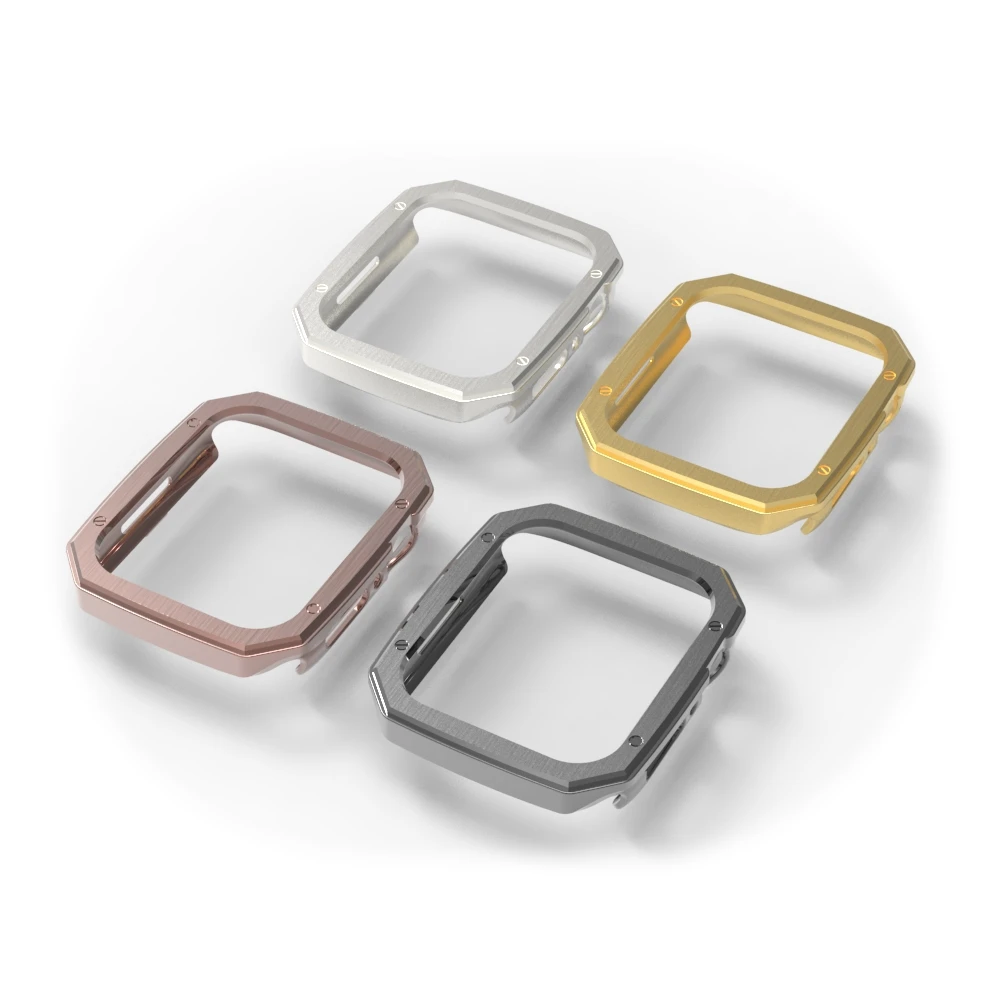 Capa dura para pc para apple watch ultra série 8 7 49mm 41mm 45mm capa de plástico revestida para iwatch 6 se 5 4 40mm 44mm capa protetora