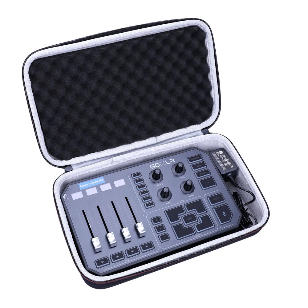 Ltgem eva hard case for goxlr-mixer, sampler & voice fx for streamers