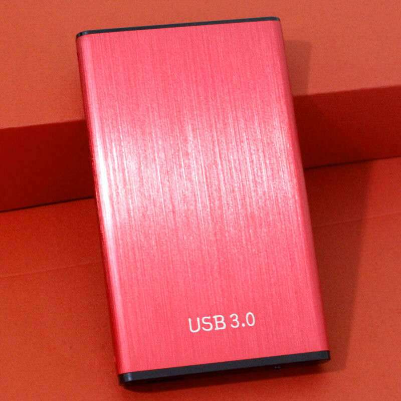 Aluminium Case Usb 3.0 Naar Sata Iii 2.5 "Externe Harde Schijf Behuizing Voor 7Mm En 9.5Mm 2.5 inch Sata Hdd/Ssd: Red