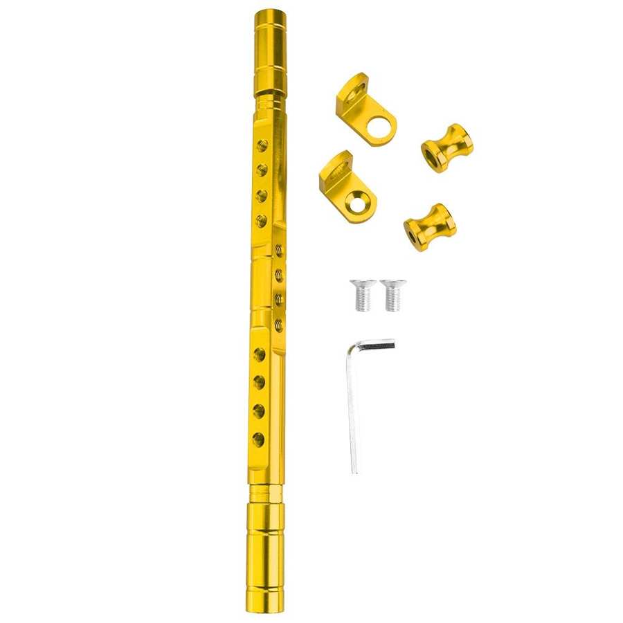 Easy to Install Universal Motorcycle Handlebar Crossbar Reinforcement Bar Bar Adjustable Motorcycle Handlebar Crossbar Handlebar: Golden