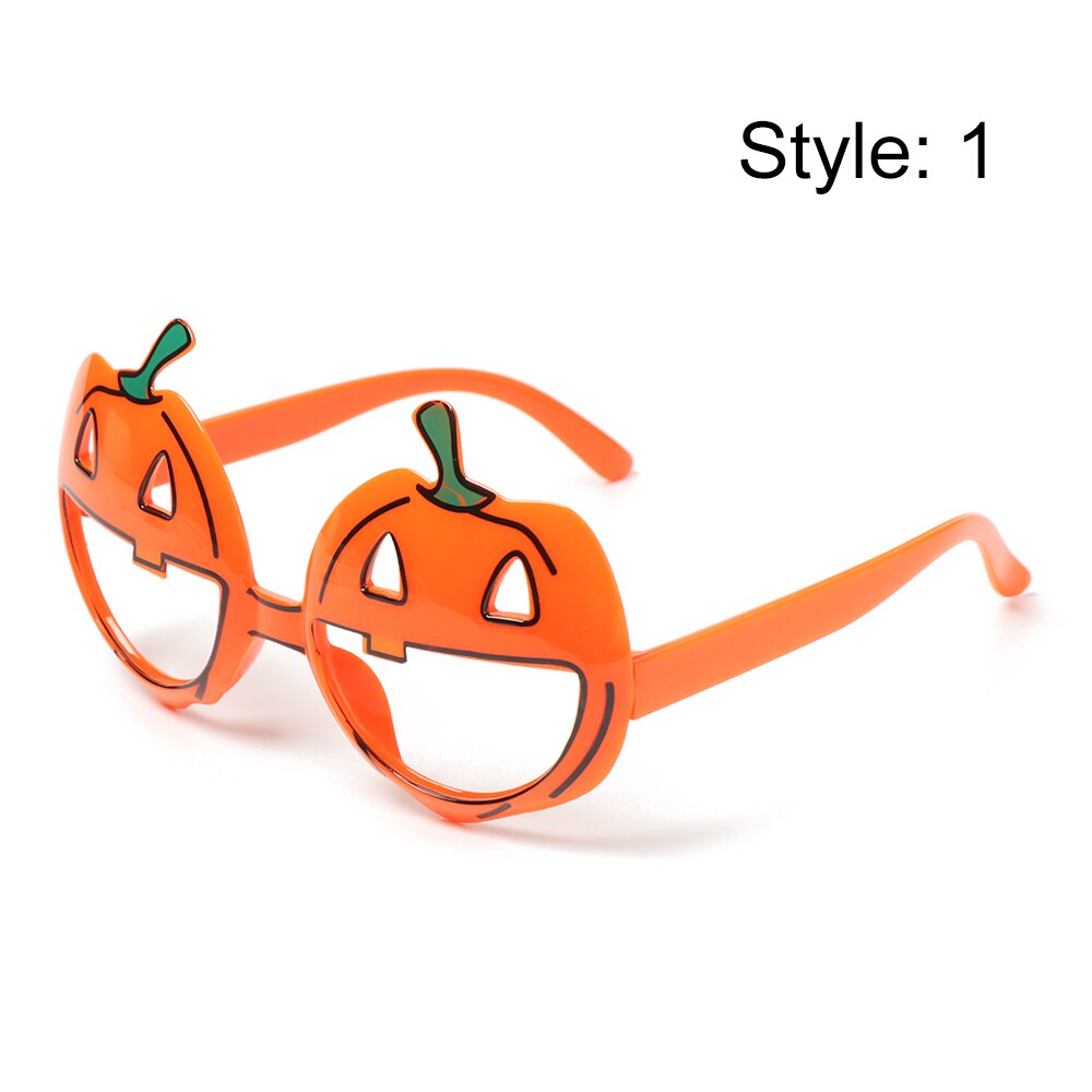 Masquerade Party Halloween Glasses Funny Pumpkin Skull Spider Web Glasses Scary Eyeball Halloween Decorations Glasses