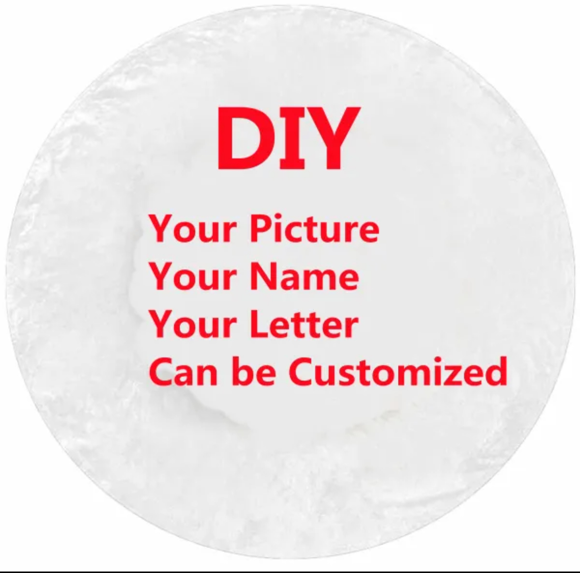 Mantas personalizadas de lana suave de ganchillo, chal de doble cara para camas, manta redonda cálida, tapiz personalizado DIY de cualquier tamaño