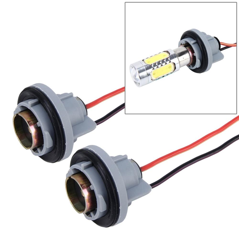 Douille de support pour ampoule LED, 2 pièces, T10/H8/H11/H7 /H4 /H1/H3/9006 /9005 / 7443 /7440 /1157 /1156/voiture: 1156