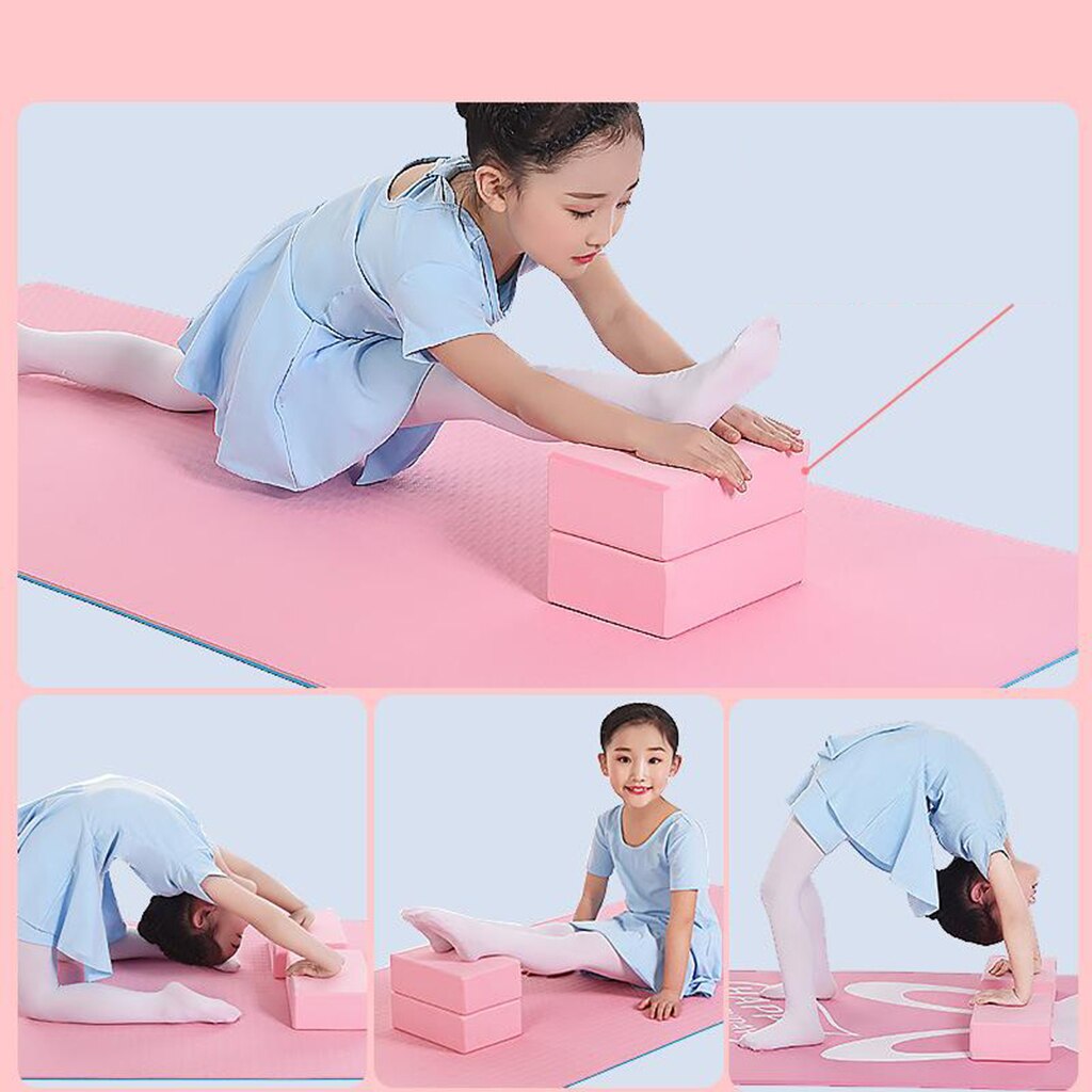 Yoga block barn dans nybörjare skum tegel träning träning hem gym träning yoga pilates för träning fitness body building