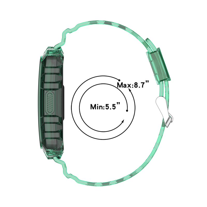 Tpu Transparant Smartband Pols Horlogeband Voor Huawei Band6 Kleurrijke Siliconen Horloge Band Voor Honor Band 6 Accessoires Armband