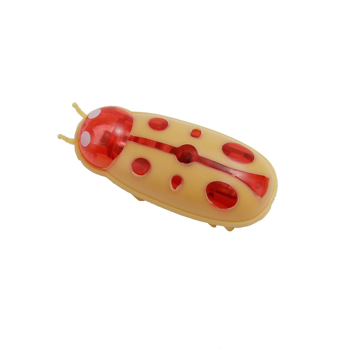 Jouet électrique à bascule automatique pour animal de compagnie, jouet à piles, amusant et vibrant, disponible en plusieurs couleurs: Ladybug Yellow Red