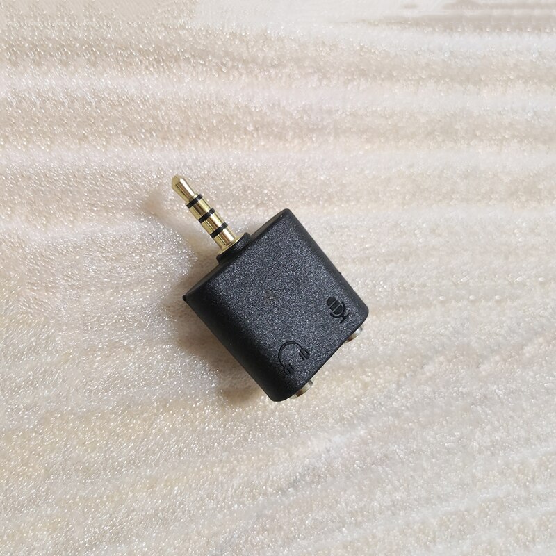 Adaptador de micrófono de 3,5mm, 1 en 2, cámara DSLR, para teléfono móvil, Iphone, Android
