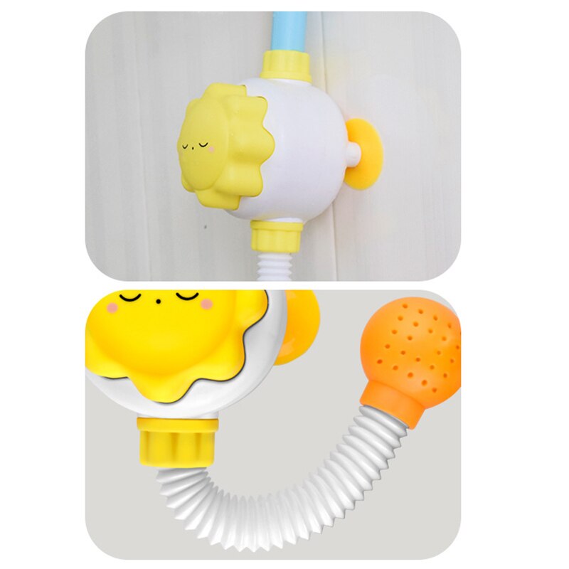 Zabawki robić kąpieli dla niemowląt kwiat głowica prysznicowa wanna woda robić kąpieli gra podlewanie opryskiwacz dla dzieci JAN88