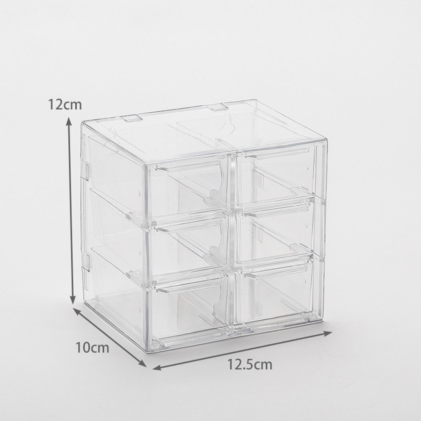 Mini organizador de cajones para escritorio, organización para arte, artesanía, oficina, habitación del hogar: Verde