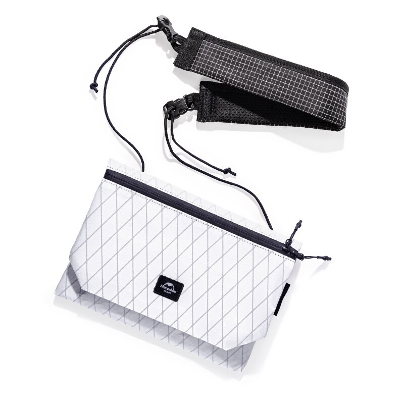 Naturehike XPAC Waterproof Shoulder Bag Ultralight Messenger Bag Leisure Travel Cross Body Pack for Daily Travel: White