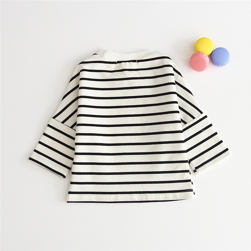 Baby bodenbildung Shirt baumwolle neugeborene kleidung männer und frauen Baby Spitzen T-Shirt langarm frühling und herbst mädchen t-Shirt