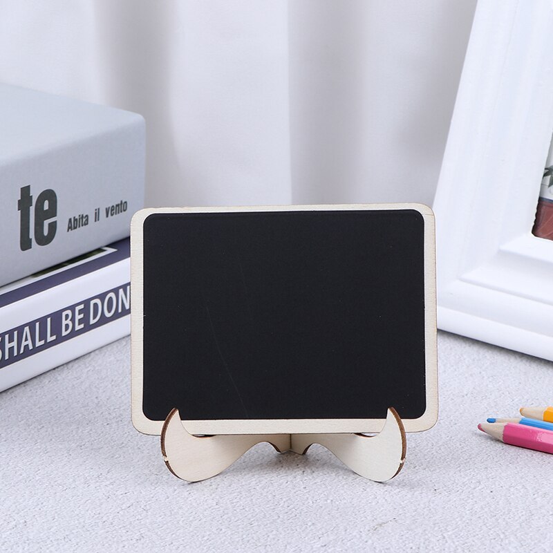 Wooden Mini Blackboard Chalkboard For 1/6 1/12 Dollhouse Miniature Accessories