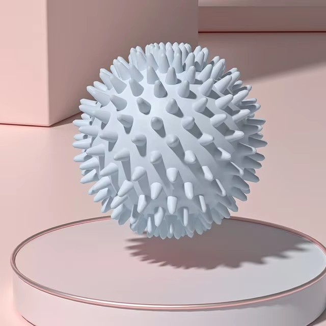 Massage ball myofascial release ball massage device spiky roller for deep tissue trigger point muscle regeneration myofascial pain relief: Blue