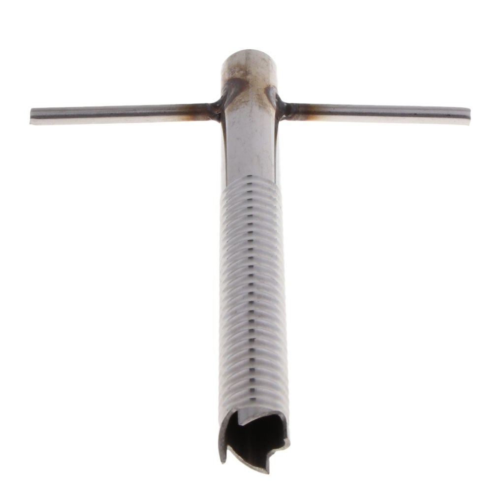 Portable Stainless Steel Tent Drill Ice Auger Drill Camping Accessories