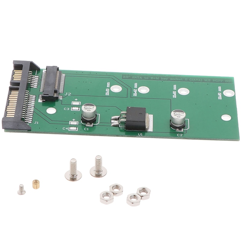 Ngff  ( m2 )  ssd  to 2.5 tommer sata adapter m .2 ngff ssd til sata 3 konvertere kort