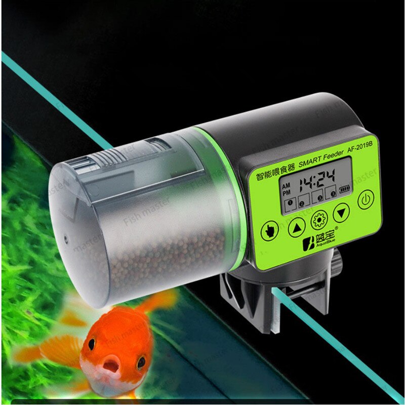Portable Intelligent Automatic Fish Feeder Large Capacity Aquarium Fish Bowl Electrical Timer Feeder Food Feeding Tool