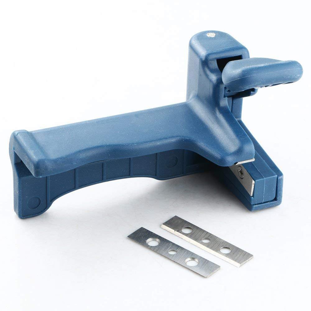 Pvc Rechte Lijn Trimmer Aligner Handvat Rand Trimmer Houtbewerking Gereedschap Rand End Cutter Set Met Carbon Stalen Messen