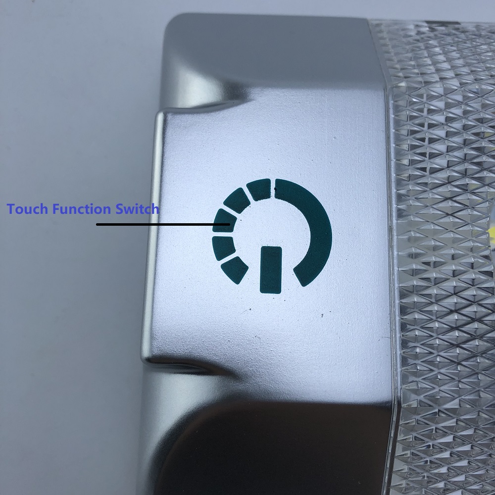 6W Dual Rectangular Ceiling Light with Touch Function Dimmer Switch 12v DC Boat/Marine Roof Lamp Interior Spotlight RVs Caravans