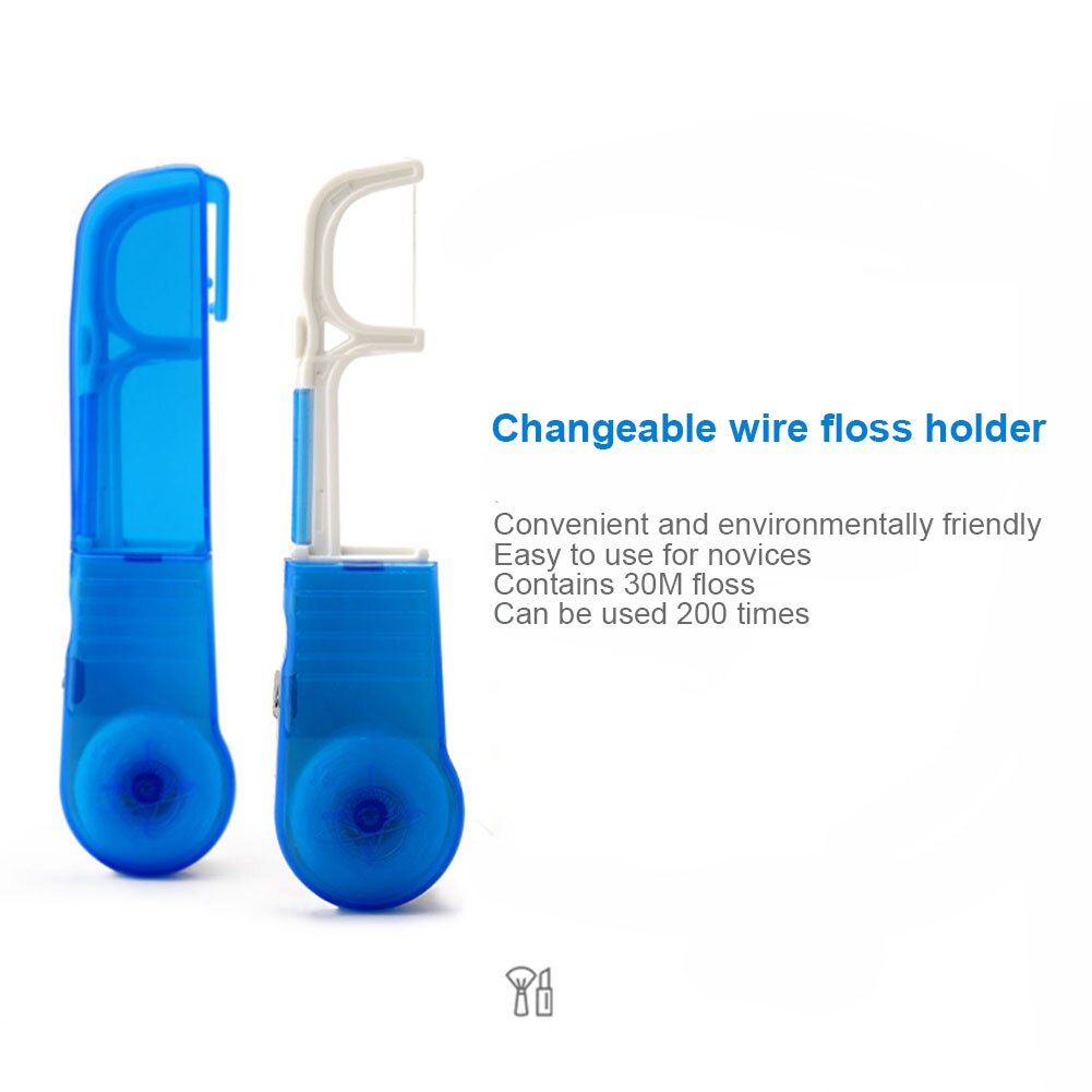 Flosdraad Houder Gebitsreiniging Draagbare Tanden Oral Care Tool Huishoudelijke Reizen HY99