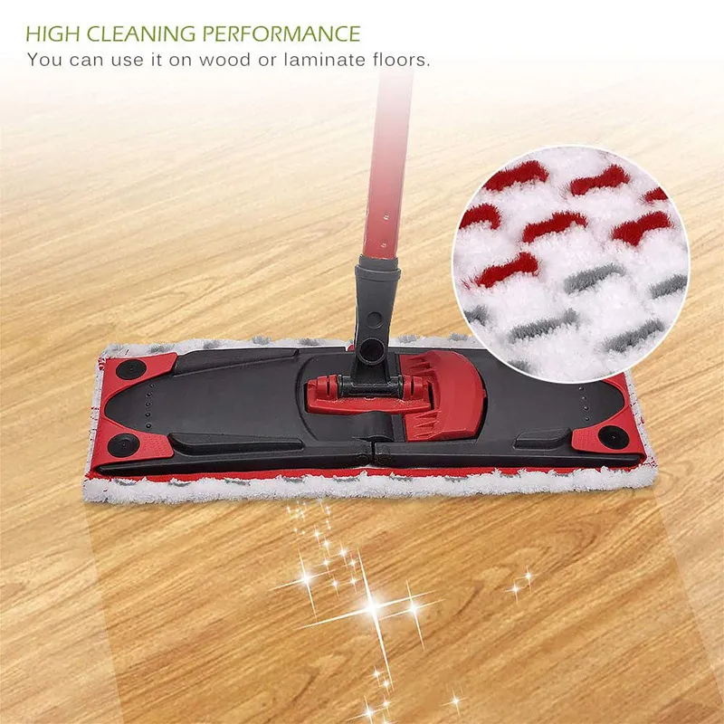 For Vileda UltraMax Microfiber Floor Mop Pad Reusable Flat Spin Mop Cloth Replacement Quick Drying Machine Washable