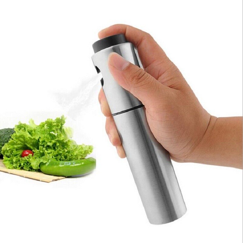 Stil rustfrit stål olie spray flaske rustfrit stål olie sprøjte kedel grill olie flaske