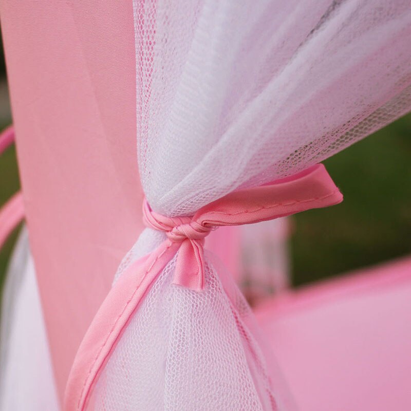 Kinderen Teepee Tenten Kinderen Speelhuis Kasteel Katoen Opvouwbare Tent Luifel Bed Gordijn Baby Crib Netting Meisjes Jongen Kamer Decoratie