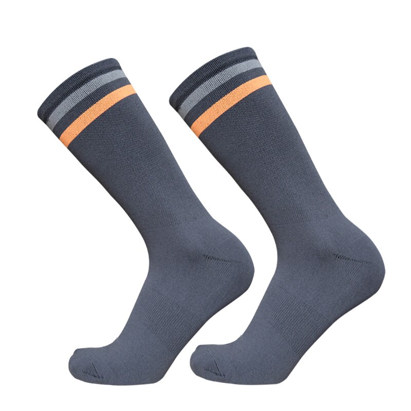 New rapha Road Bike Striped Socks Men and Women Breathable Bike Socks Outdoor Sports Racing Cycling Socks: B grey