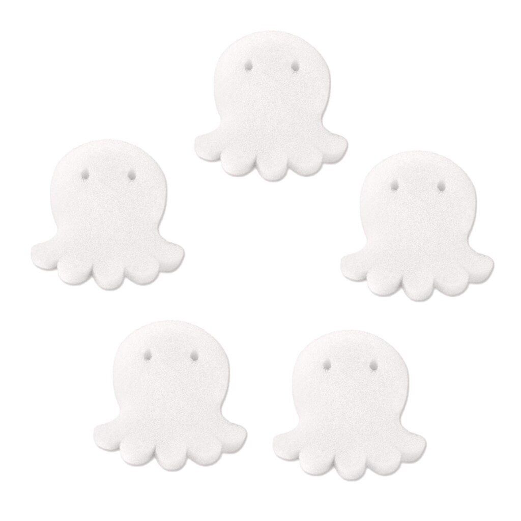 Esponja absorbente de aceite para Spa, esponjas de espuma de pulpo/Estrella, 5 piezas
