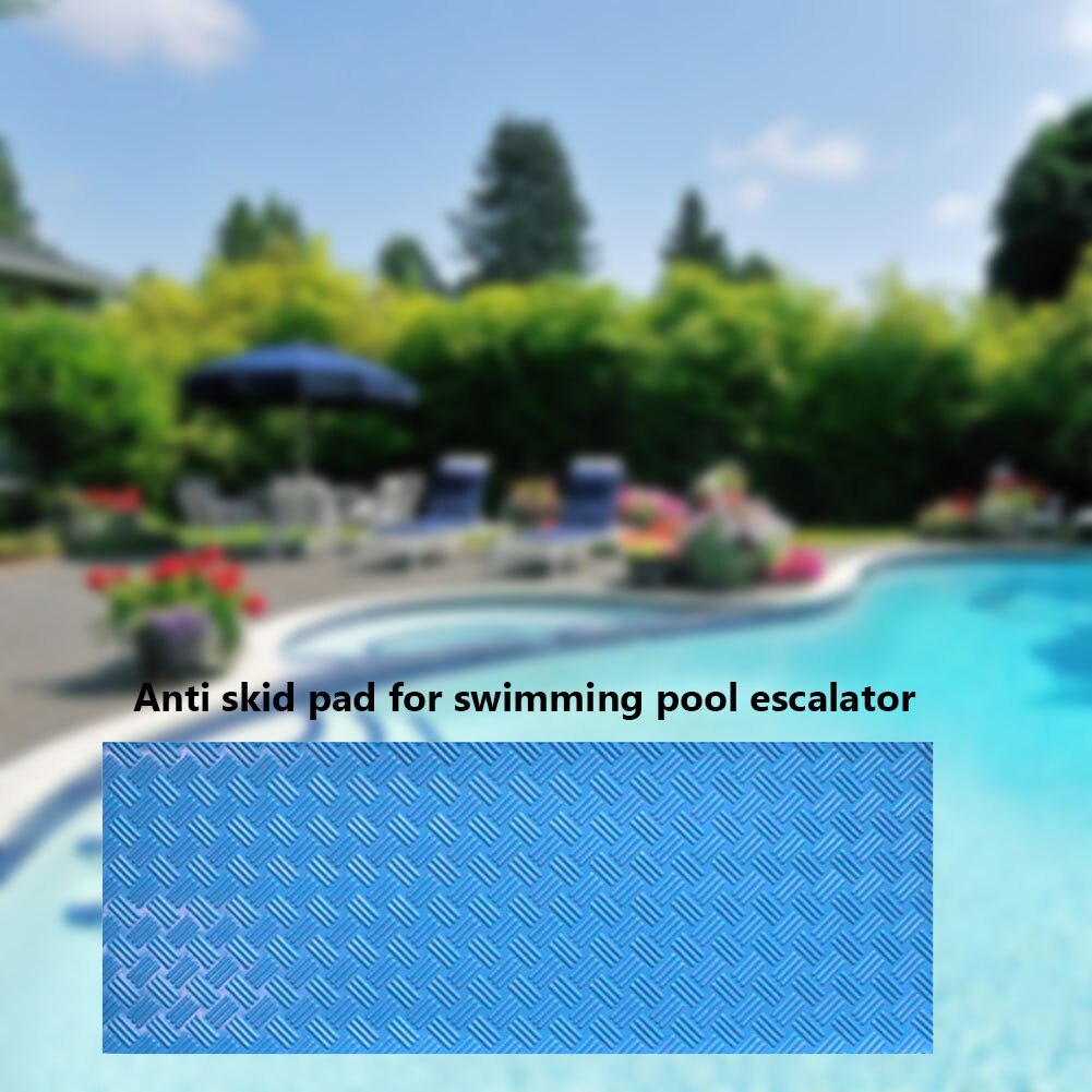 Swimming Pool Ladder Mat Protective Pool Ladder Step Rubber Anti-Slip Floor Pad Pool Stairs Safety Liner Safety Non Slip