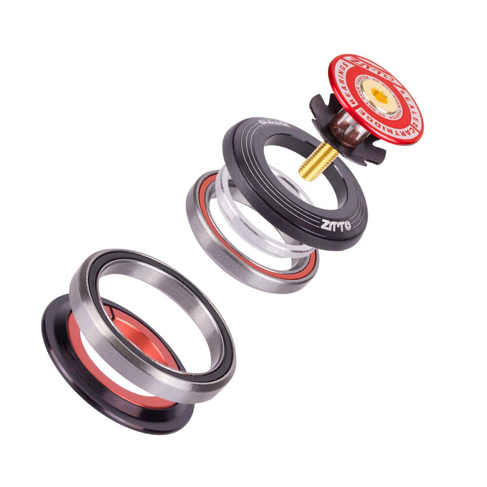 Ztto 42 52mm mtb sykkel bicycl rattstamme headset sykkel Tetning palin headset 4252st sykling tilbehør: Rød