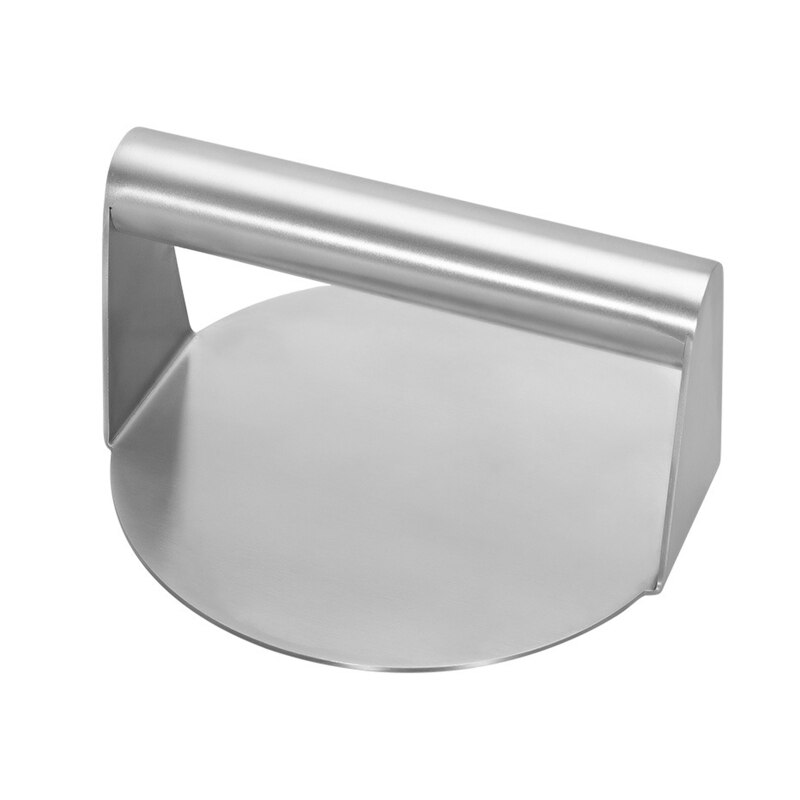 H4GD Handheld Burger Press Patty Maker Stainless Steel Hamburger Smasher Griddle Accessories for Home Cooking