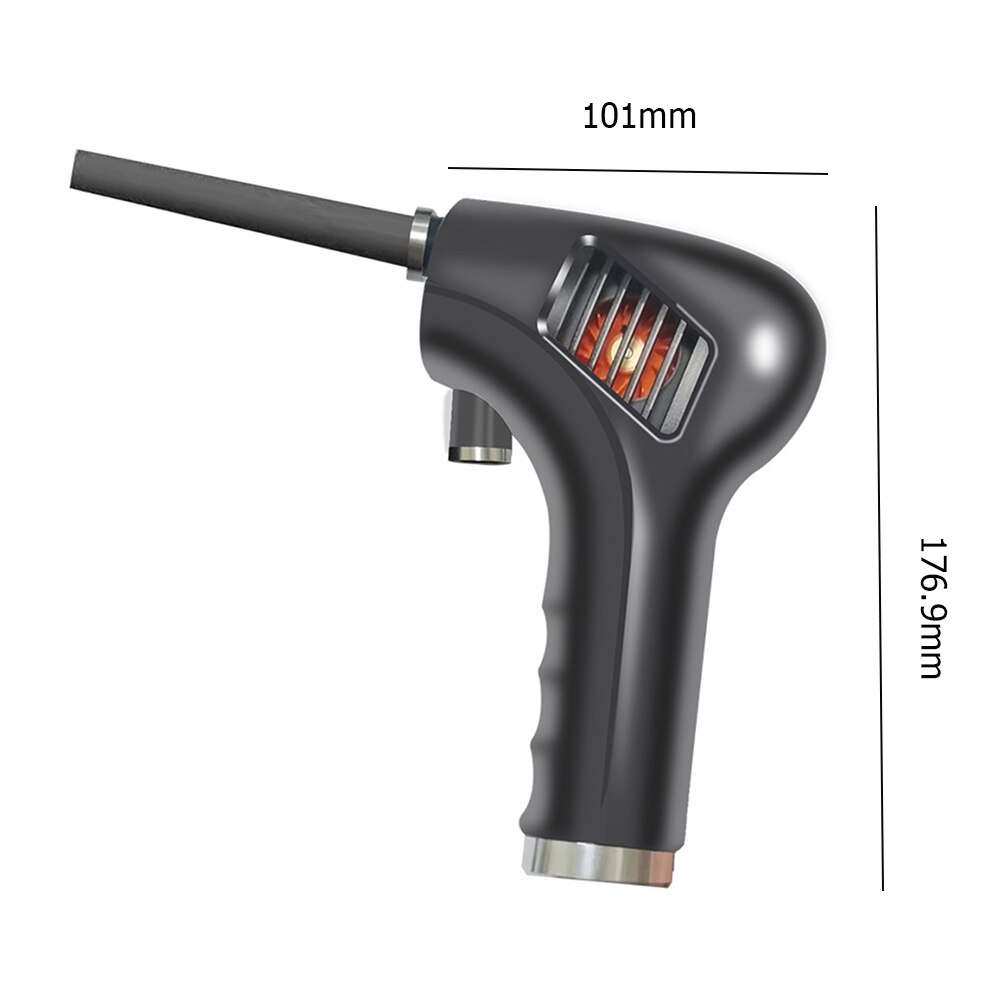 Compressed Air Can for Computers with Removable Nozzle Household Handheld Electric Blower Cordless USB Charging Air Dust Cleaner