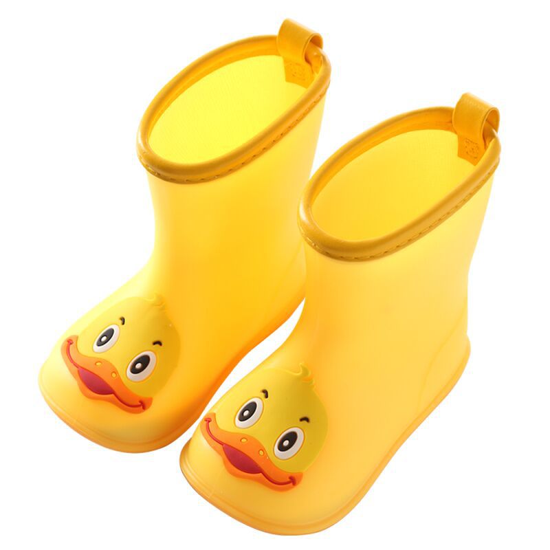 Kids for Boys Girls Cute Autumn winter Boots Rain Boots Waterproof Baby Non-slip Rubber Water Shoes Children Rainboots