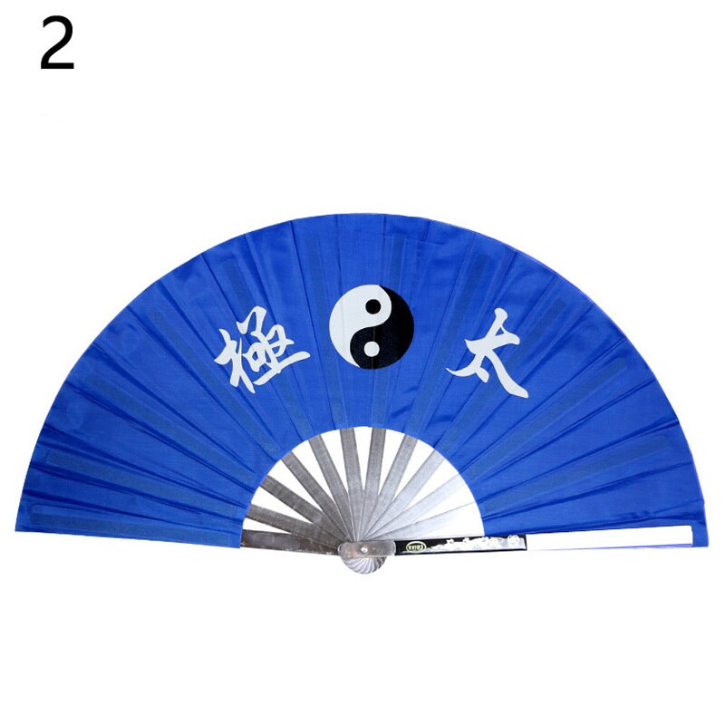 Rustfritt stål tai chi fan fitness kung fu kampsport ytelse dans fan rustfritt stål kampsport fan: 2
