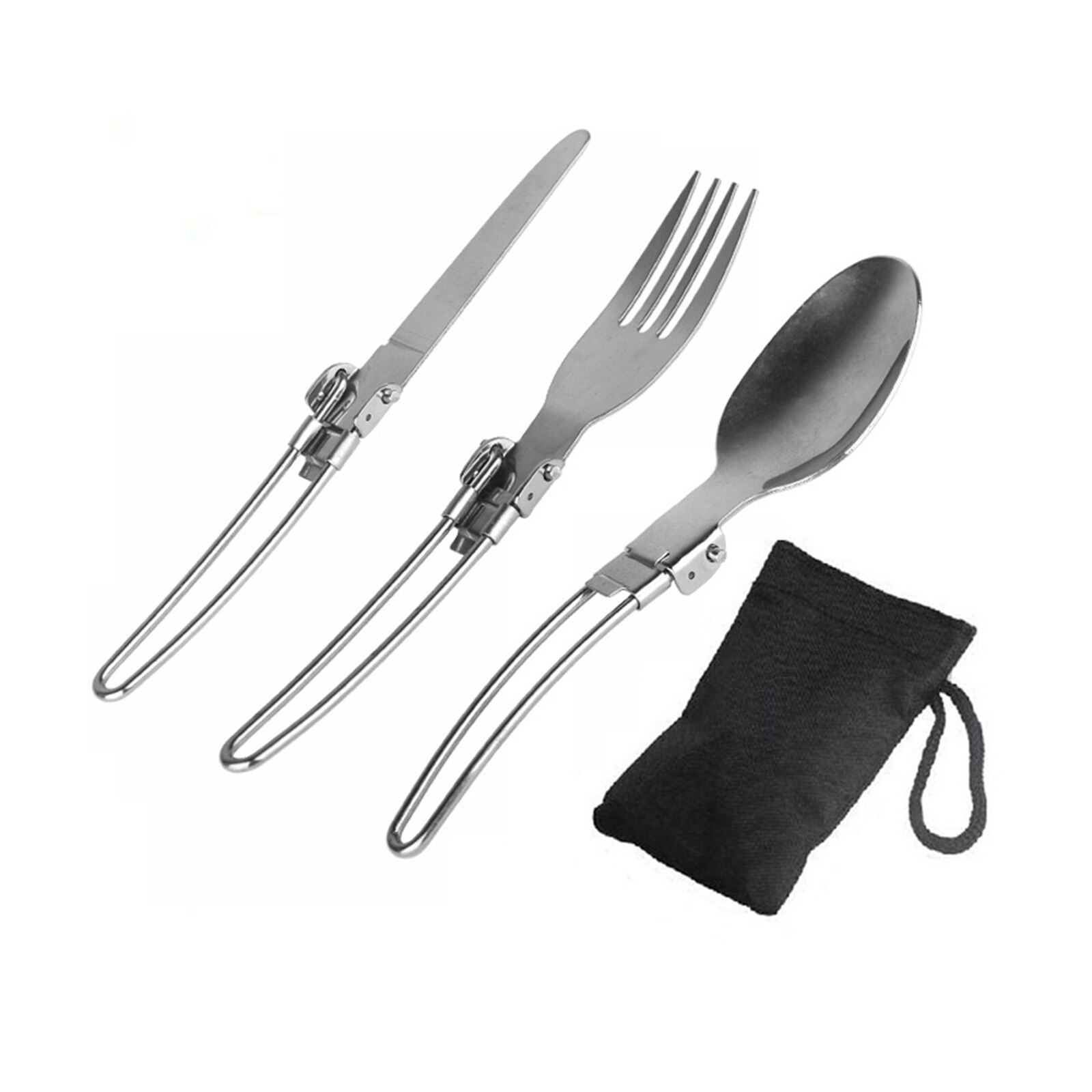 Camping Cookware Set Picnic Cooking Pots Set Outdoor Hiking BBQ Tableware with Pan Kettle Stove Set Camping Tourism Supplies Kit: tableware