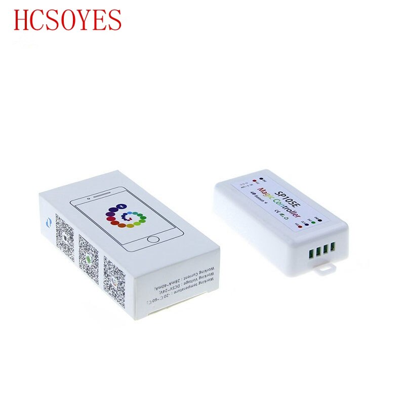 DC5-24V SP105E SP108E Magic Controller Bluetooth 2048 Pixels for WS2811 2812 2801 6803 IC LED Strip Support IOS / Android APP